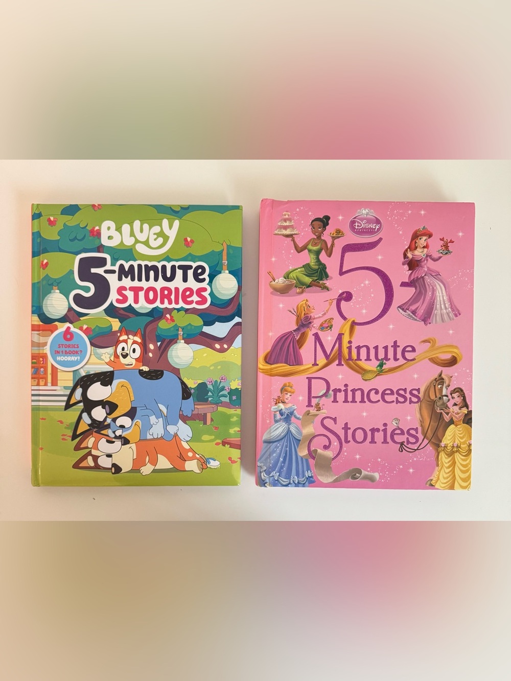 Disney Princess 5-Minute Stories - Pink and Purple Hardcover
